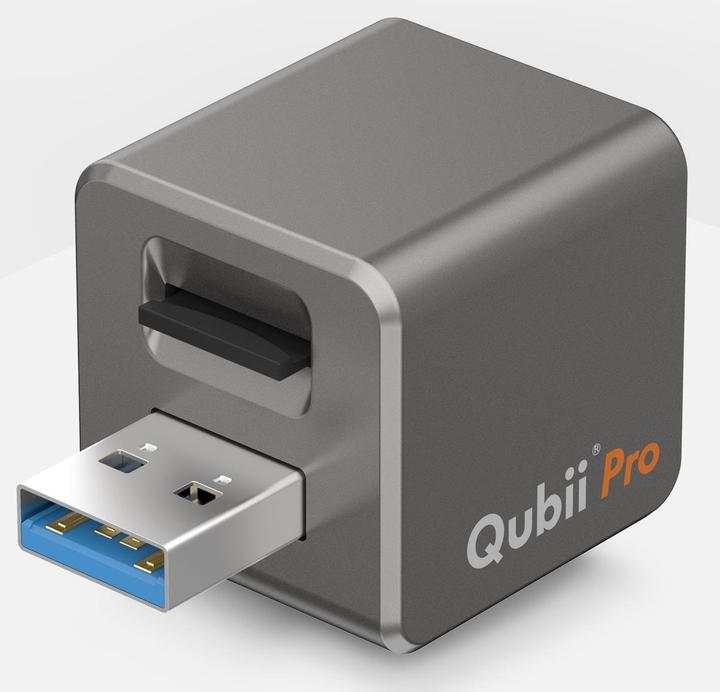 Produktbild Maktar Qubii Pro MFi-certified Backup-Charger (USB-A, SD Karte)