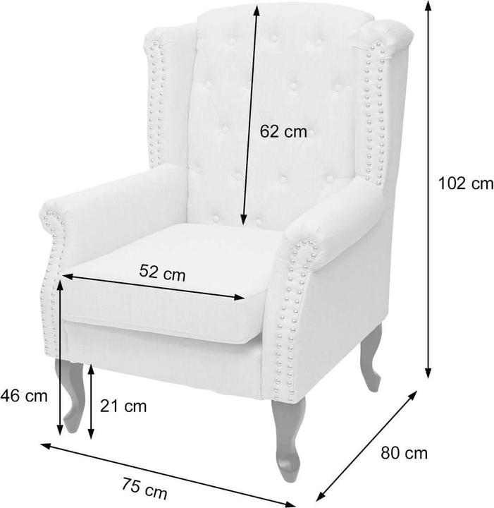 Produktbild JOHN316 Chesterfield Sessel