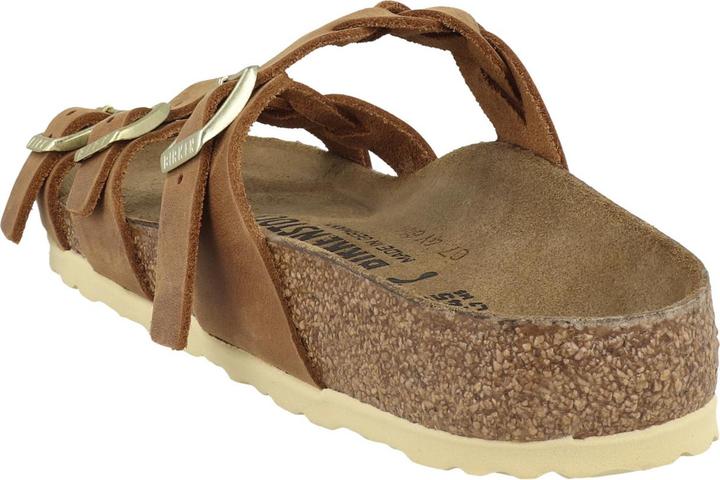 Actual product image Birkenstock Franca Braided geöltes Naturleder schmal - 67441 (41)