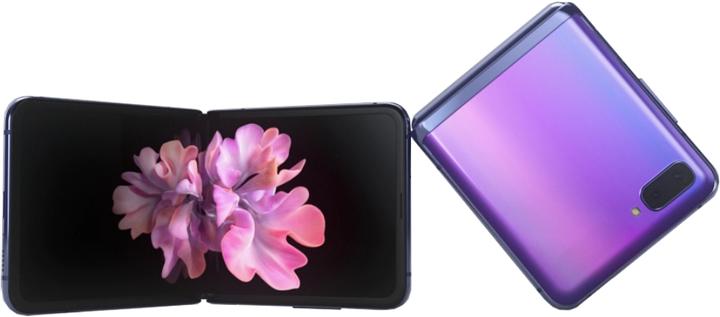 Produktbild Samsung Galaxy Z Flip (256 GB, Purple Mirror, 6.70", SIM + eSIM, 12 Mpx, 4G)