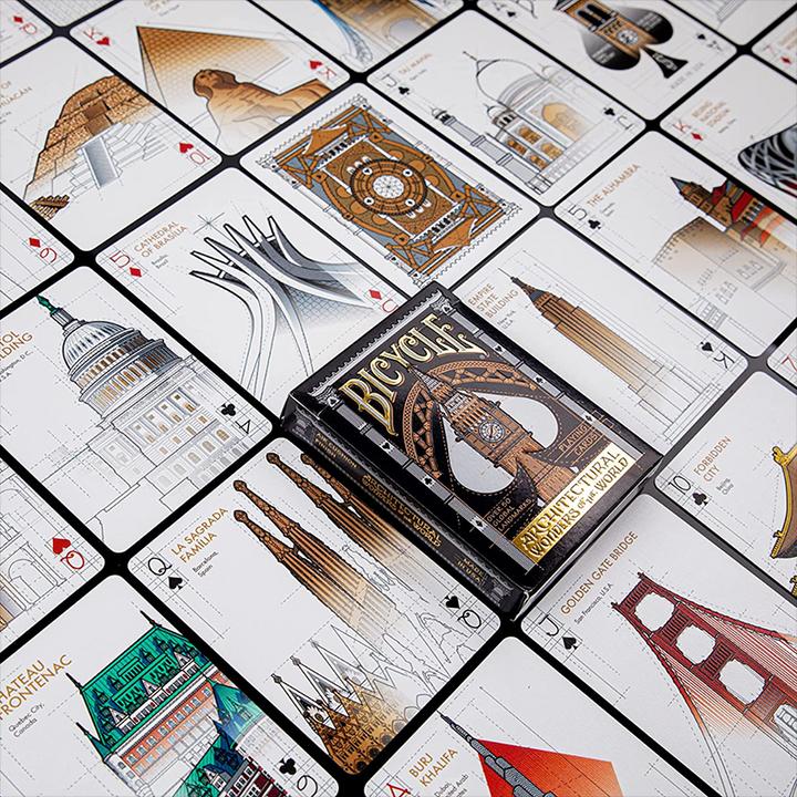 Actual product image AGM Bicycle® Architectural Wonders of the World (German, French, Italian)