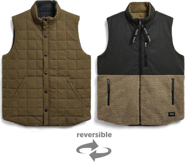 Actual product image Taion leevele,reverible mountain puffer jacket (S)