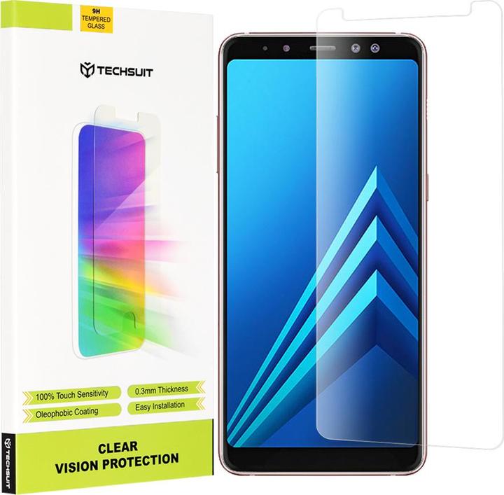 Image du produit Techsuit - Clear Vision Glass - Samsung Galaxy A8 Plus 2018 - Transparent (1 pièce(s), Samsung Galaxy A8 (2018))