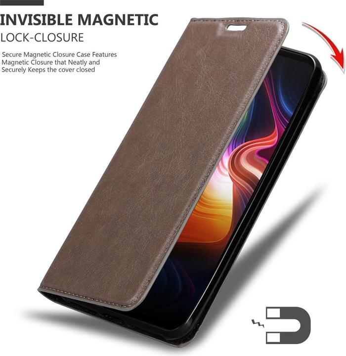 Actual product image Cadorabo Book Invisible Magnet Cover (Honor Play 5G)