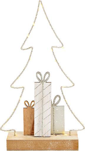 Produktbild G. Wurm Aufsteller Tannenbaum mit LED Licht aus Holz/Metal
