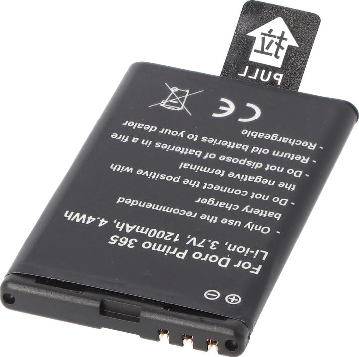 Actual product image AccuCell Akku Doro Primo 365 Akku, Skylink Duos Akku RBC01
