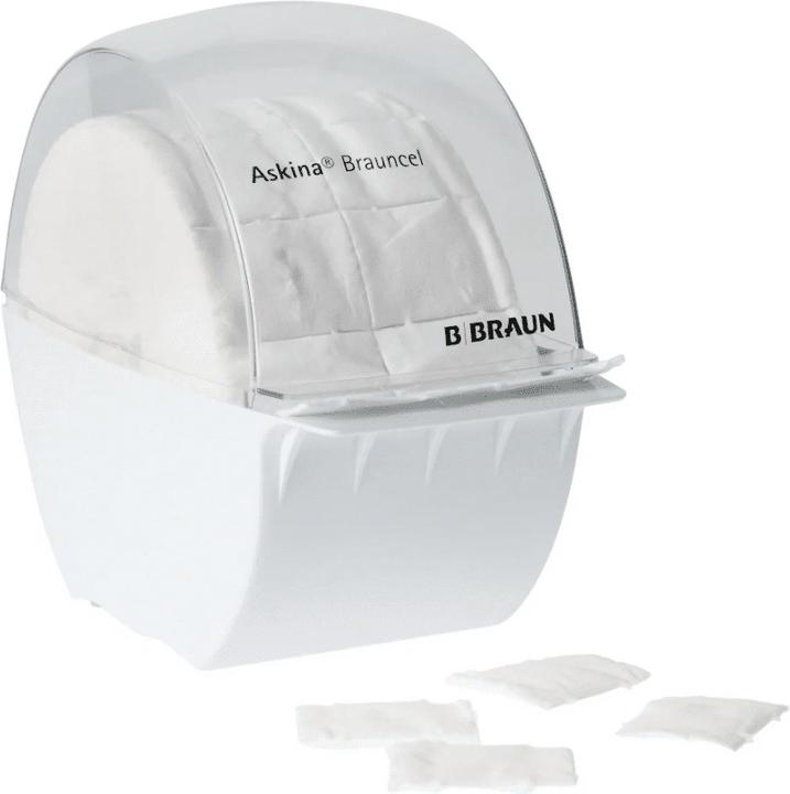 Askina Brauncel Zellstofftupfer Box leer