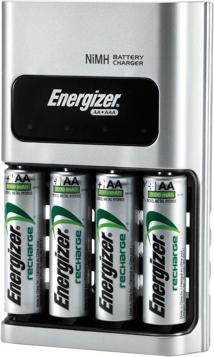 Energizer Batterieladegerät (1 Stk., AAA, AA, 2300 mAh, Ladegerät inkl. Akku)