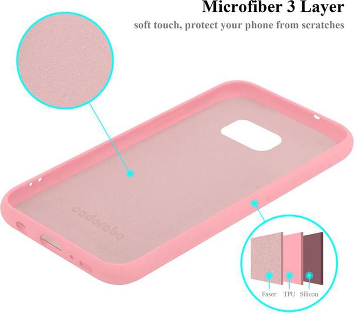 Actual product image Cadorabo TPU Liquid Silicone Case Cover (Samsung Galaxy S7 Edge)