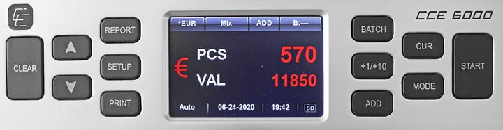 Actual product image CCE 6010 Banknoten-Zählmaschine (Bank note counter)