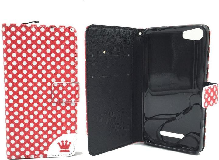 Produktbild König Design Schutz Handy Hülle für Wiko Lenny 2 Case Cover Tasche Wallet Etui Handyhülle Neu (Wiko Lenny 2)