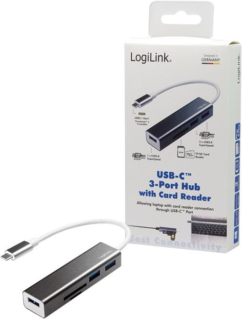 Actual product image LogiLink UA0305 (USB-C, 3 Ports)