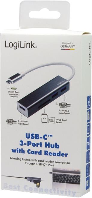 Actual product image LogiLink UA0305 (USB-C, 3 Ports)