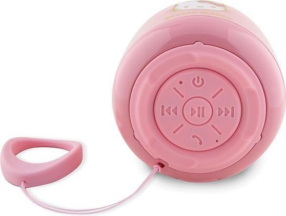 Actual product image Hello Kitty głośnik Bluetooth HKWSBT6GKEP różowy/pink Electroplate Gradient (16 h, Rechargeable battery operated)