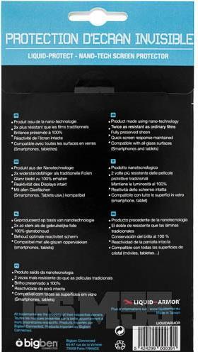 Produktbild Liquid Armor Glass Universal-Displayschutz für Smartphones – BigBen (1 Stück, Universal)