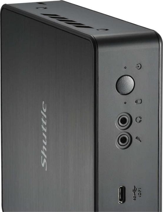 Produktbild Shuttle XPC nano NC4010BA Intel Celeron 7305 4GB DDR4 128GB SSD 1xHDMI 1xDP - Celeron - (Intel Celeron 7305, 4 GB, 128 GB)