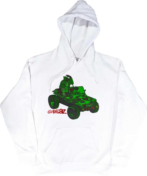 Immagine prodotto Gorillaz Green Jeep (Hoodie) (XL)