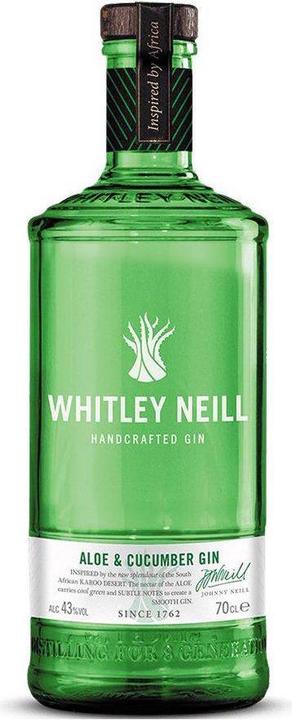Actual product image Whitley Neill Aloe & Cucumber Dry Gin (1 x 70 cl)