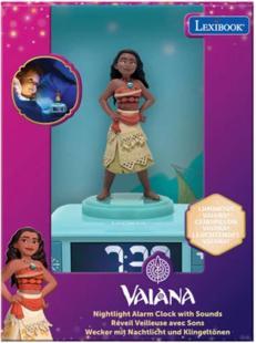 Actual product image Lexibook Wecker Radio 3D Vaiana mit Licht und Ton eff.