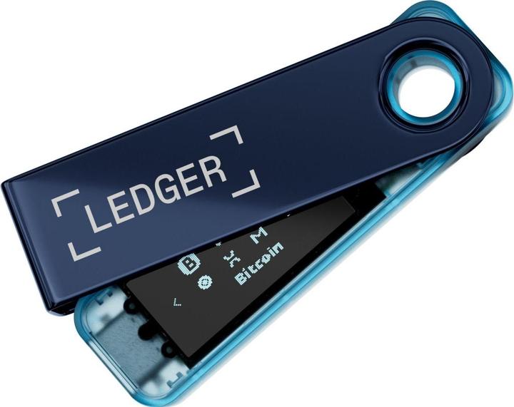 Actual product image Ledger Nano S Plus - Neptune Blue