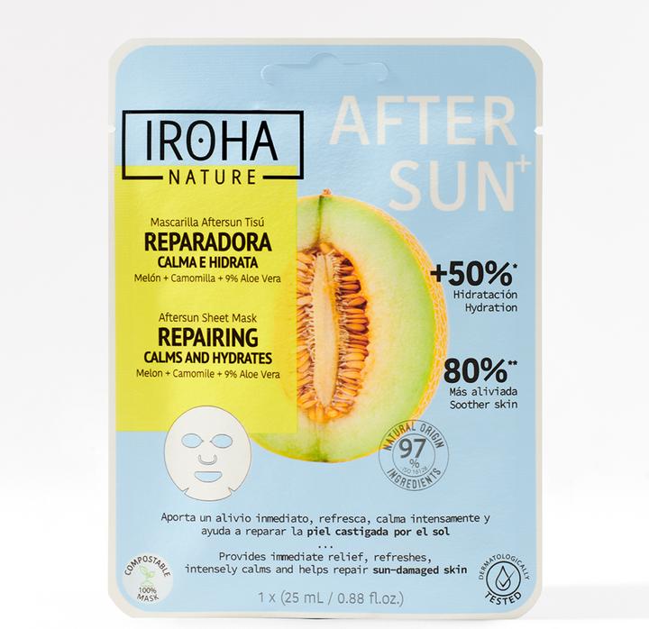 Actual product image Iroha Nature Aftersun Sheet Mask Repairing Calms And Hydrates (25 ml)