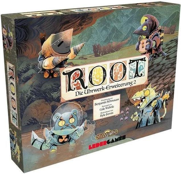 Spielworxx SPWD0013 - Root - Uhrwerk 2, Brettspiel, für 1-4 Spieler, ab 10 Jahren (DE-Erweiterung) (Deutsch)