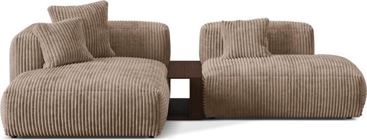Actual product image Micadoni Modular Left Corner Sofa, "Martina", 2 Seats, 285x176x75 Made in Europe (Corner sofa)
