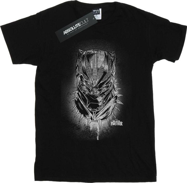 Jungen Black Panther Spray Headshot TShirt (152, 158)