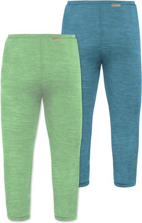 Actual product image Normani 2-pack baby merino pants with feet - 9539 (56)