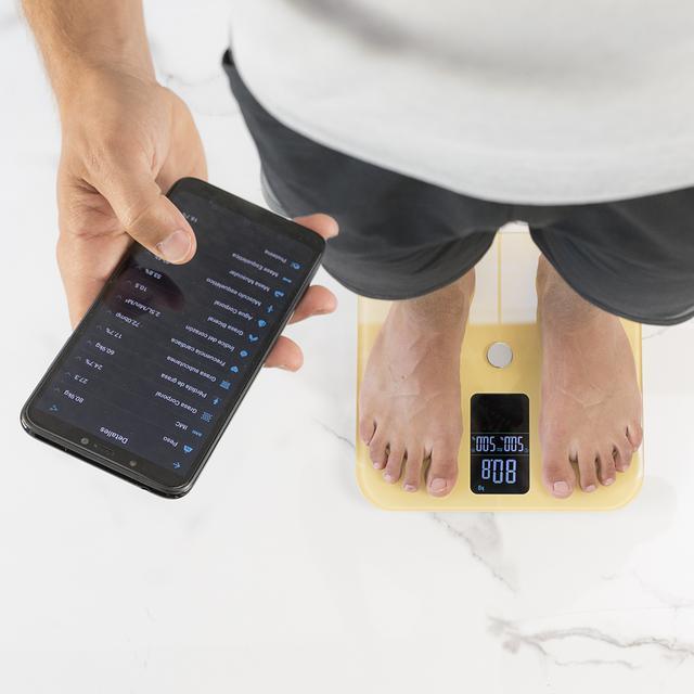 Produktbild Cecotec Personal scale Surface Precision 10400 Smart Healthy Vision Yellow (180 kg)