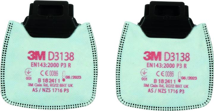 Immagine prodotto 3M Filtro per particelle Secure Click con carbone attivo (Filtro di ricambio per respiratore)