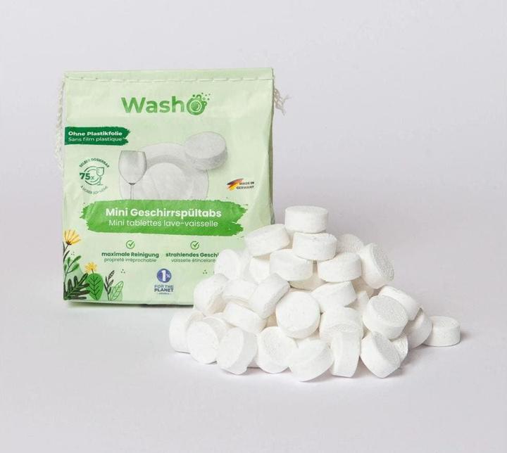 Actual product image Washo Geschirrspül-Tabs (Feast, 75 Washing cycles)