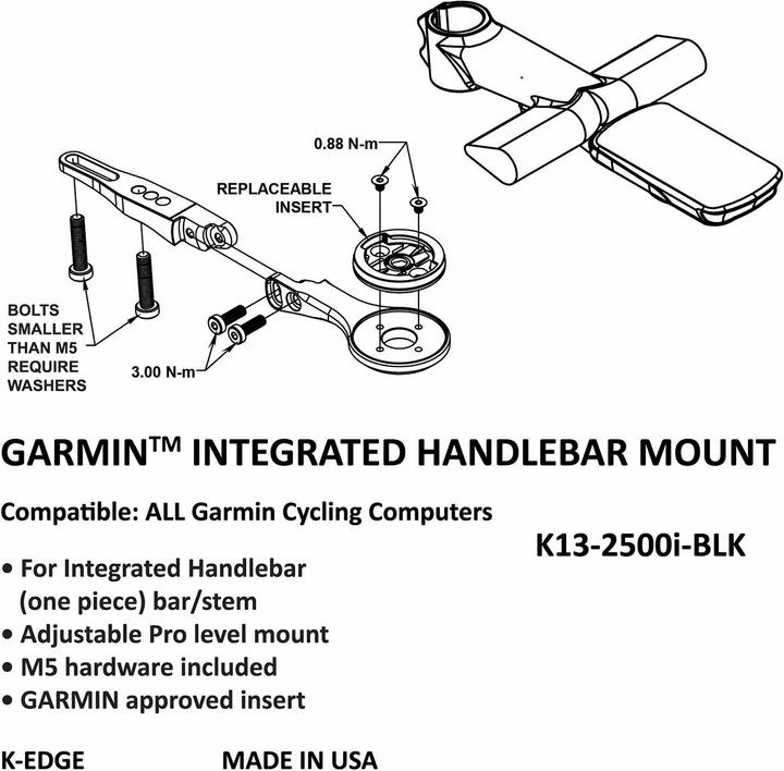 Immagine prodotto K-Edge GARMIN IHS Mount