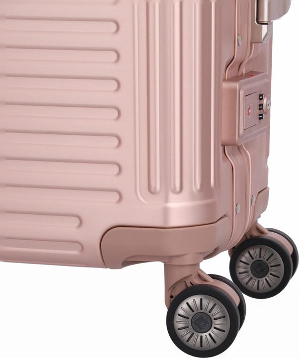 Actual product image Travelite NEXT trolley with front pocket () Rosé (41 l, Hand luggage (up to 50 litres))