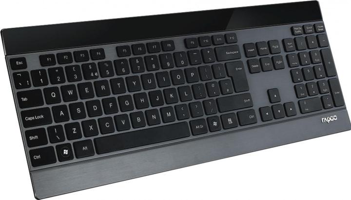 Productafbeelding Rapoo E9270 draadloos metalen toetsenbord, zwart (NL, Bedraad)