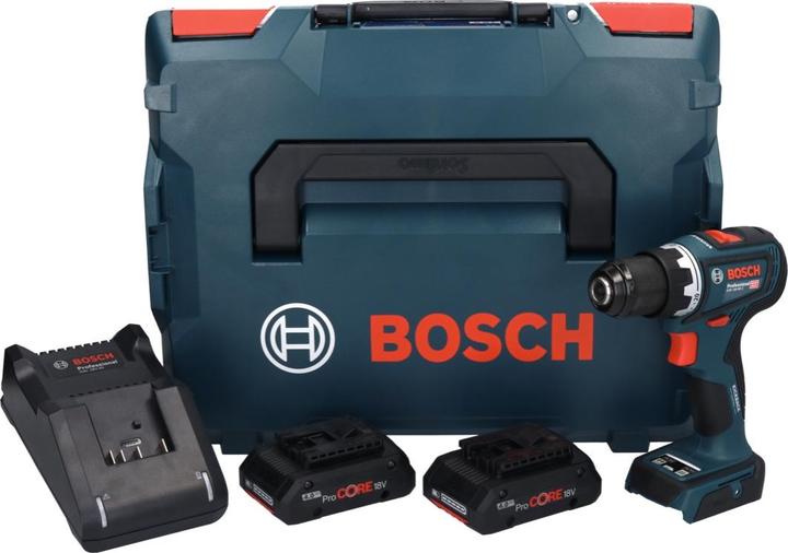 Produktbild Bosch Professional Akku-Bohrschrauber GSR 18V-90 C (2x4.0Ah ProCore, GAL 18V-40, L) (Akkubetrieb)