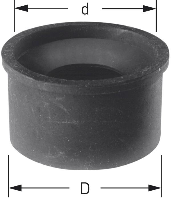 Produktbild Magni STEDO HT-NIPPEL 1 1/4", D = 46 (46)