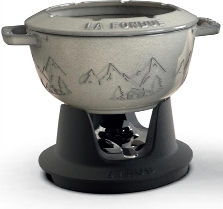 Actual product image Staub Fondue Set (Fondue Bourguignonne, Chinoise Fondue, Cheese fondue, Chocolate fondue)
