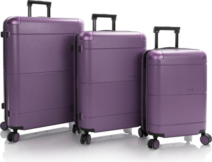 Heys Zen 4 Rollen Kofferset 3-teilig mit Dehnfalte (110 l, XL (ab 115l))