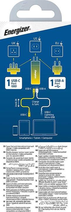 Immagine prodotto Energizer Caricabatterie Power Delivery (90 W)