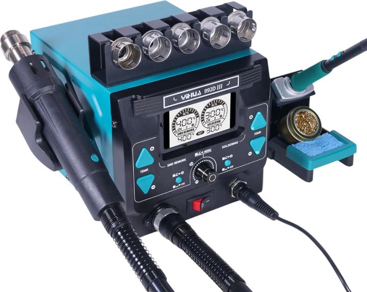 Produktbild Yihua 992D-III 2in1 1220W Präzision Lötstation und Rework Station