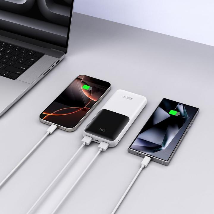 Immagine prodotto Tech-Protect Powerbank PB01 10000mAh 22.5W - white (10000 mAh)