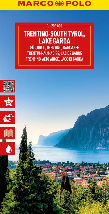 Produktbild Reisekarte Italien 03 Südtirol, Trentino, Gardasee 1:200.000