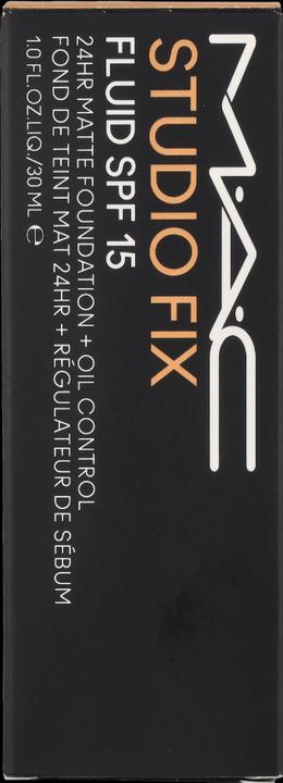 Actual product image MAC Cosmetics Studio Fix Fluid Fond de Teint Sun Protection Factor 15 (re) NC38 (No. NC38)
