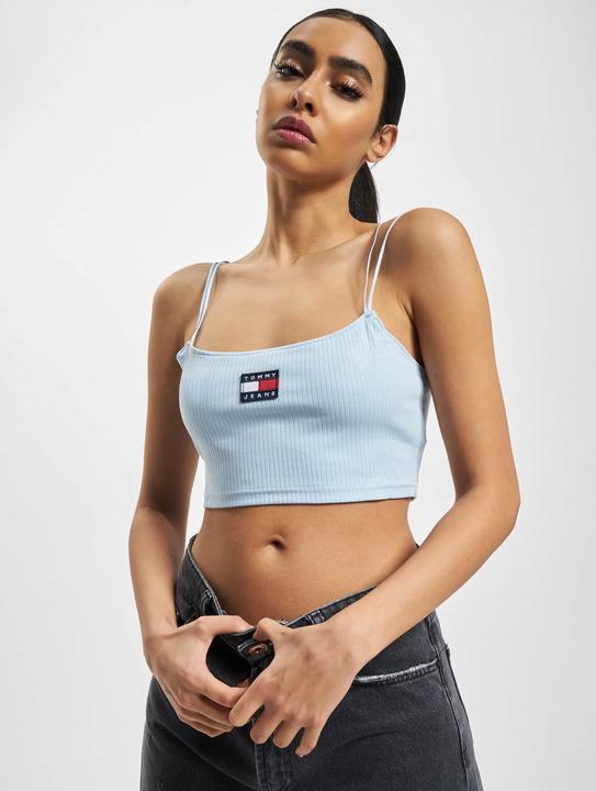 Tommy Hilfiger Tommy Jeans Rib Badge Crop Top - 98409 (XL)