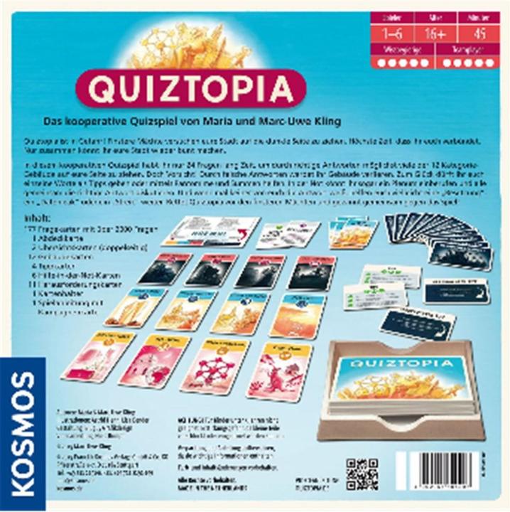 Actual product image Kosmos Quiztopia (German)