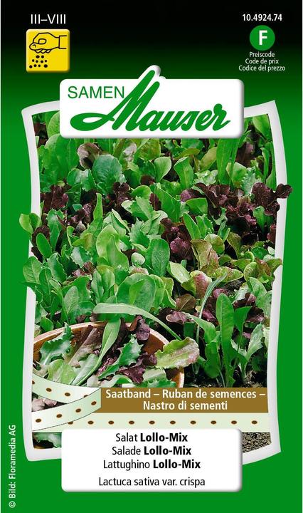 Image du produit Samen Mauser Salade Lollo-Mix (Graines de légumes)
