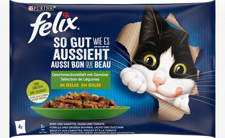 Produktbild Felix Gelee Gemüse (Adult, 4 Stk., 340 g)