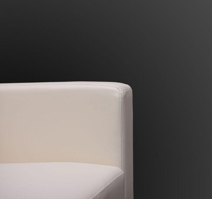 Produktbild Swisshandel24 3-1-1 Sofagarnitur Couchgarnitur Loungesofa Lille Leder - schwarz (3-Sitzer)
