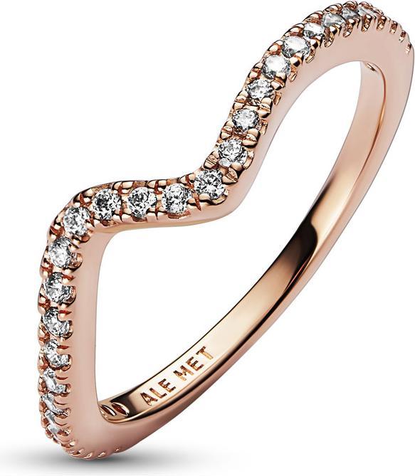 Actual product image Pandora Sparkling Wave Ring (48)